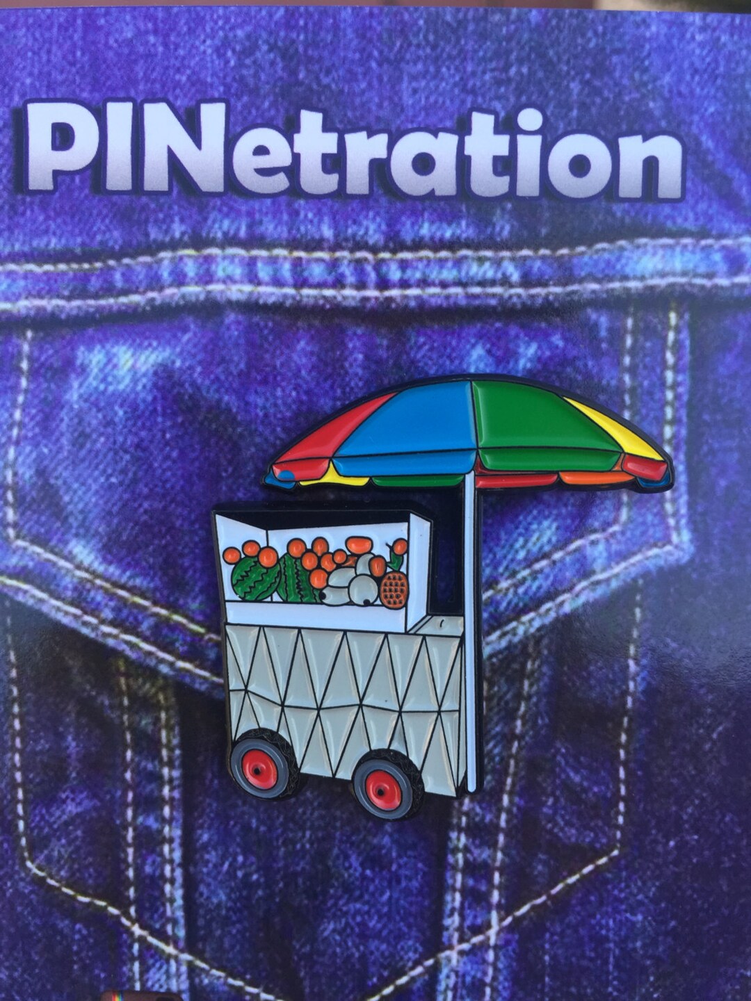El Frutero Pin (fruit Cart) - Etsy