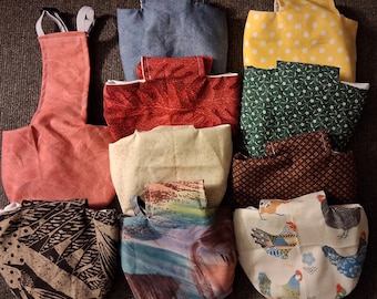 Chicken Diapers-Large with adjustable straps and waterproof pouch