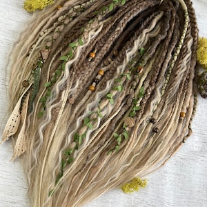 Lagherta dreadlocks. Vikings women set.