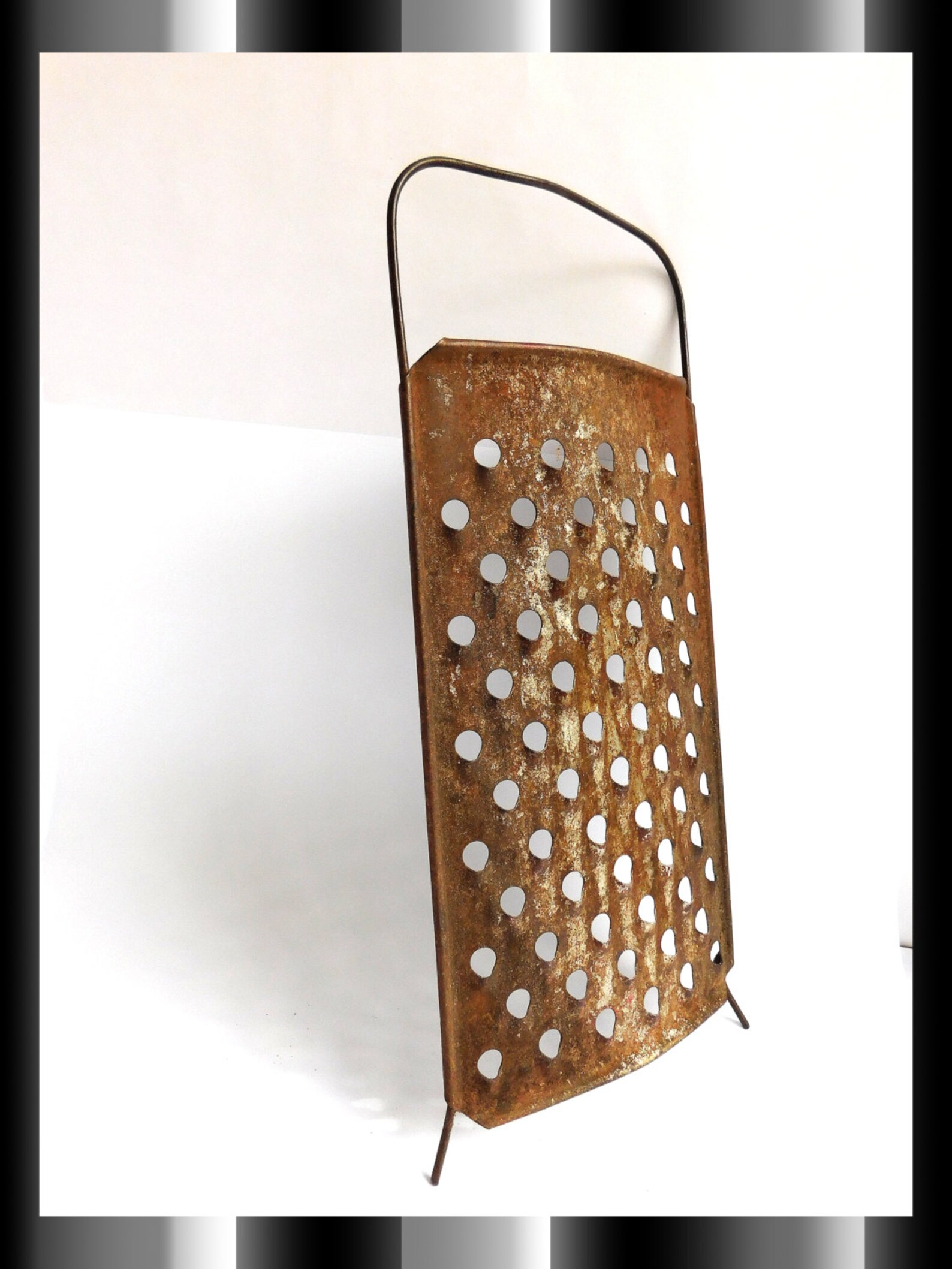 Grater antique vintage old iron food kitchen grater Etsy