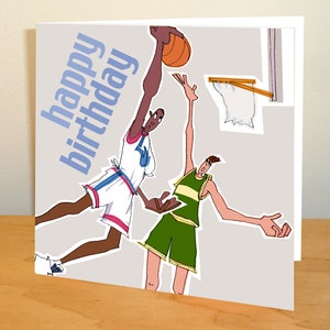 Carte de voeux de basket-ball