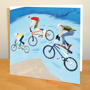 Bmx Grußkarte