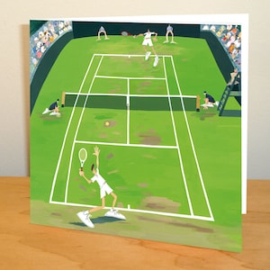 Carte de voeux de tennis