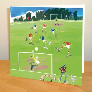 Fußball Grußkarte