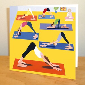Carte de voeux yoga