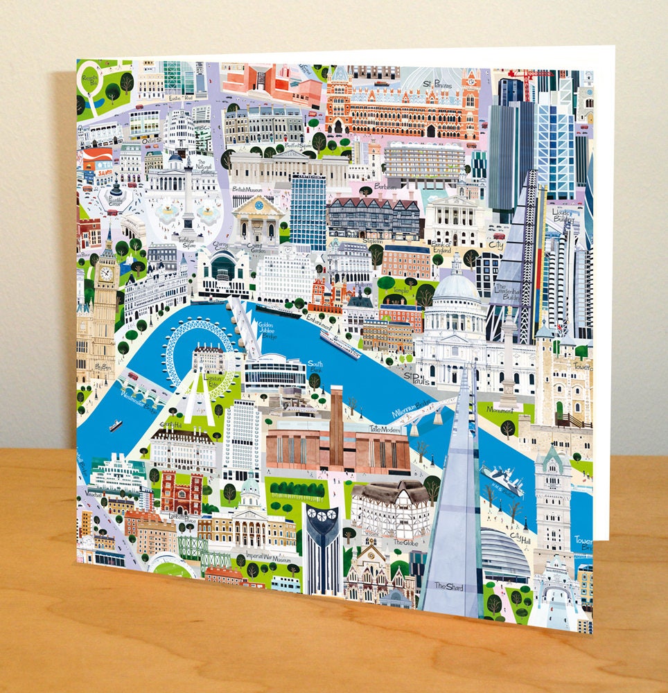 London Greetings Card Etsy UK