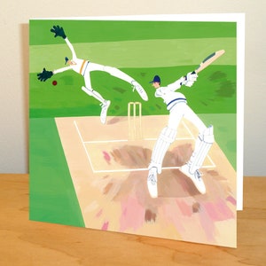 Cricket-Grußkarte