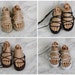 bjd flat sandal shoes for 1/4 MSD Minifee doll