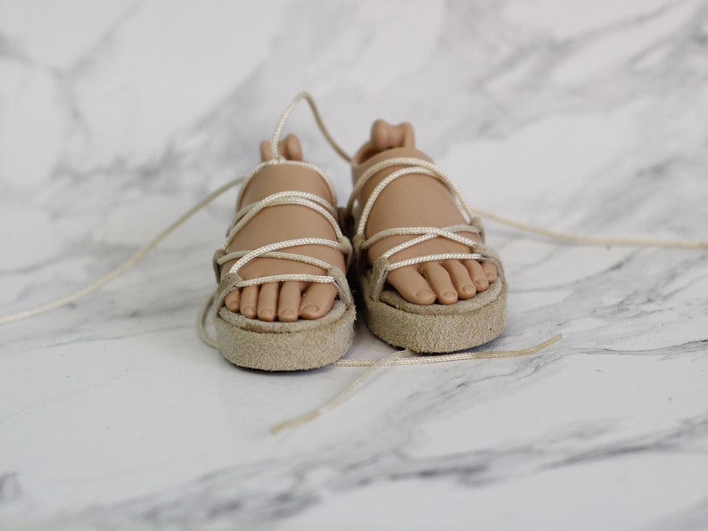 bjd flat sandal shoes for 1/4 MSD Minifee doll image 5
