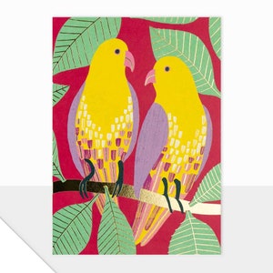 Laura Darrington Design Spectrum Collection Cartes vierges Design contemporain Salutations modernes Oiseaux Célébration