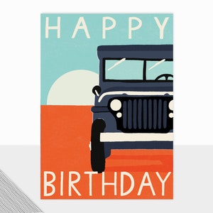 Laura Darrington Design / Collezione Honcho / Ispirazione maschile / Retro / Biglietti di auguri / Difensore / Buon compleanno / Head Honcho