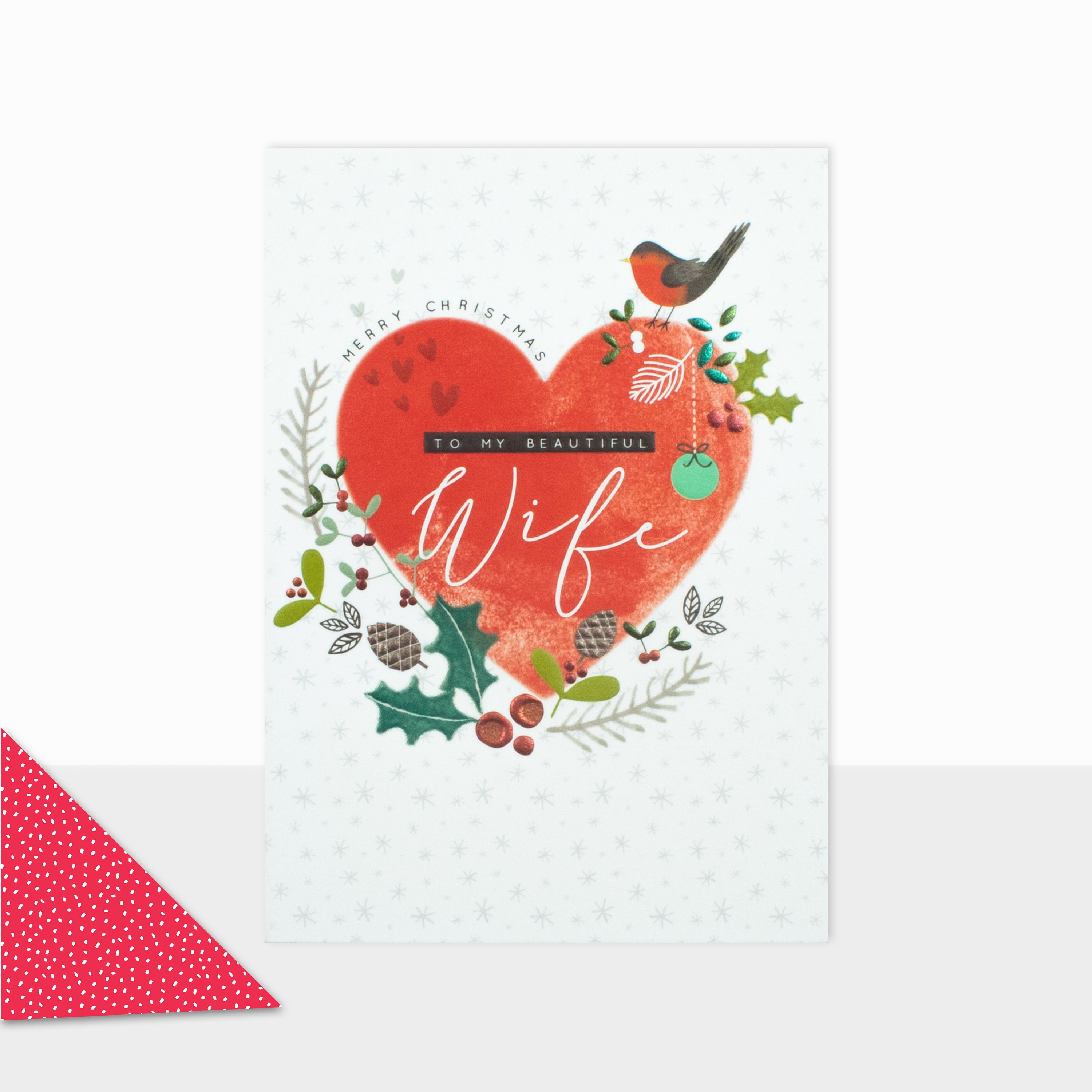 HY121 Happy Christmas Card New to Etsy Halcyon Collection Greetings Card To the one i Love
