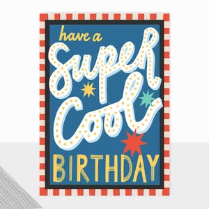 NOUVEAU modèle Laura Darrington | Collection Fontfetti | Anniversaire super cool | carte d'anniversaire | Enveloppe sur mesure | Amitié