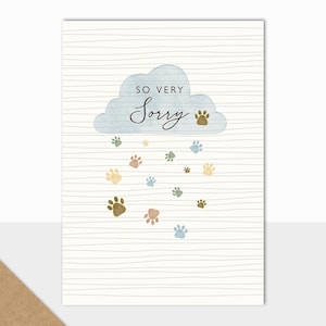 NIEUW Laura Darrington-ontwerp | Eden-collectie | Luxe wenskaart | Sympathie huisdier | Liefde en sympathie | Huisdierverlies | Sympathie