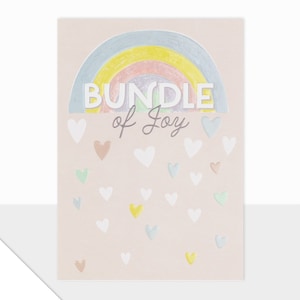 NOUVEAU modèle Laura Darrington | Collection remarquée | Carte de voeux de luxe | Nouveau bébé | Bundle Of Joy pour les fêtes de naissance | Félicitations pour bébé