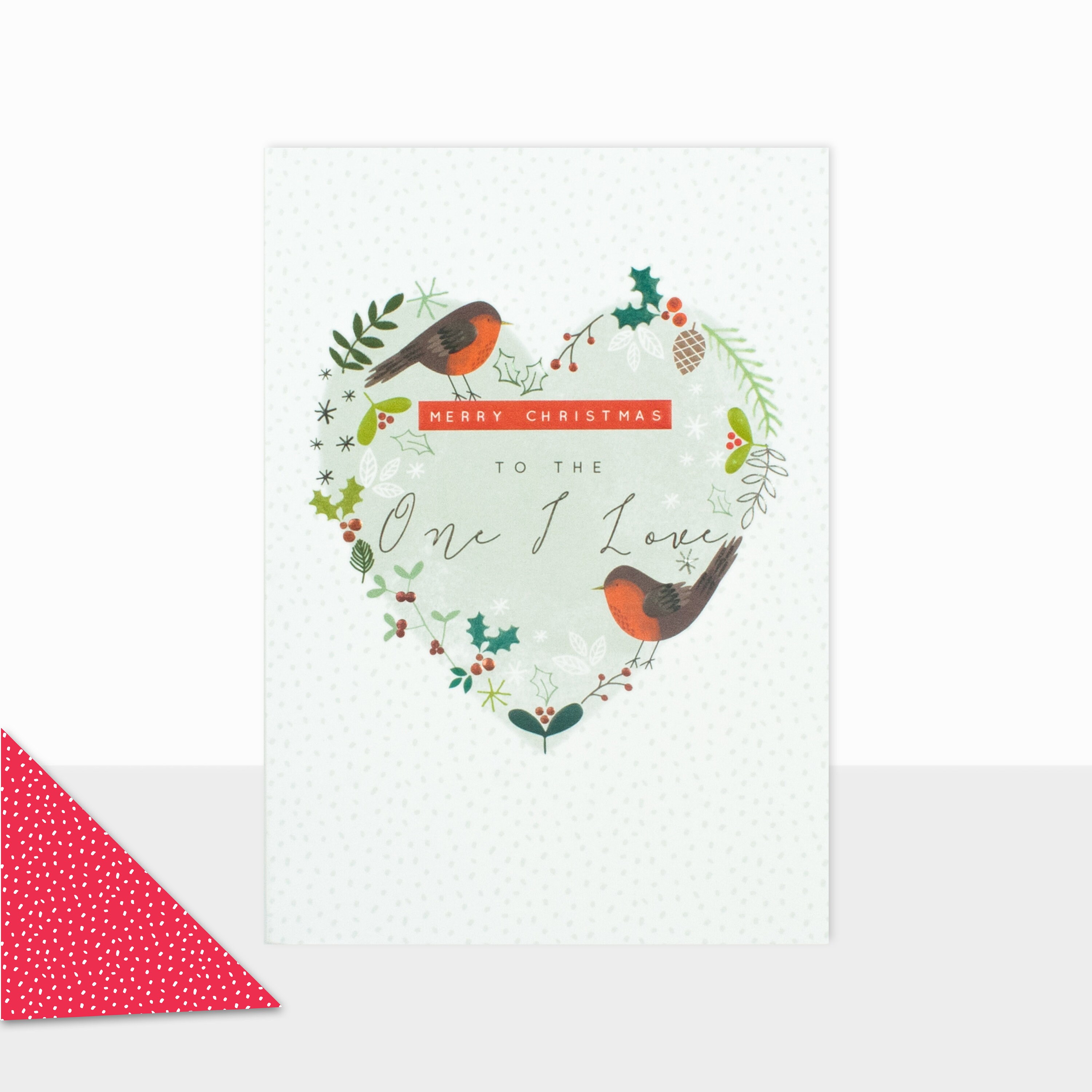 To the one i Love Greetings Card Halcyon Collection Happy Christmas Card HY121 New to Etsy