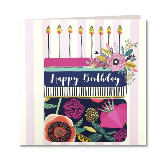 Nouveau Breton Collection Joyeux Anniversaire Carte Etsy