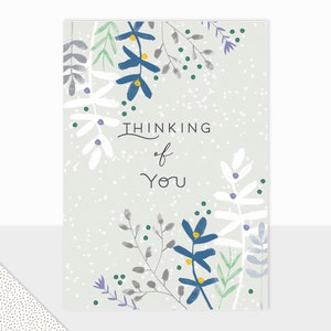 NOUVEAU modèle Laura Darrington | Collection Halcyon | Carte de voeux de luxe | Avec sympathie | Envoyer de l'amour | Sympathie | Je pense à vous