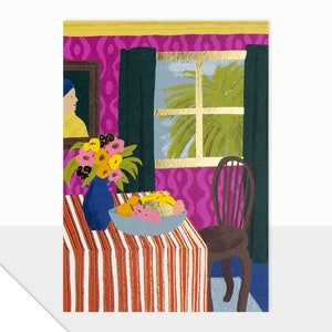Laura Darrington Carte vierge de la collection Spectrum Design, design contemporain, salutations modernes, nouvelle maison, célébration