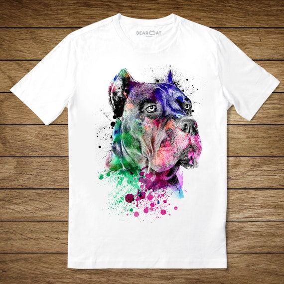 Cane Corso Unisex T Shirt Image Of The Brave Roman Dog Printed On Cotton Tee For Her Or For Him