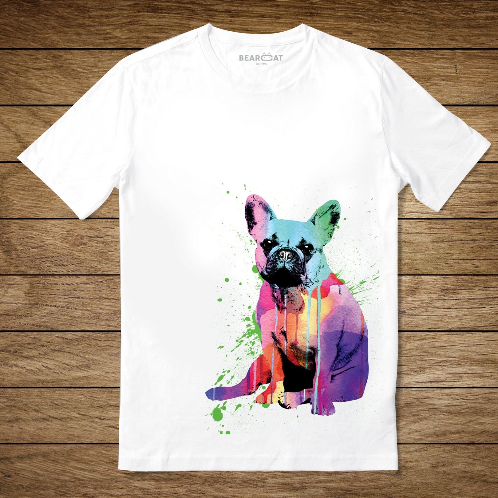 French bulldog unisex t shirt Frenchie icon art Etsy