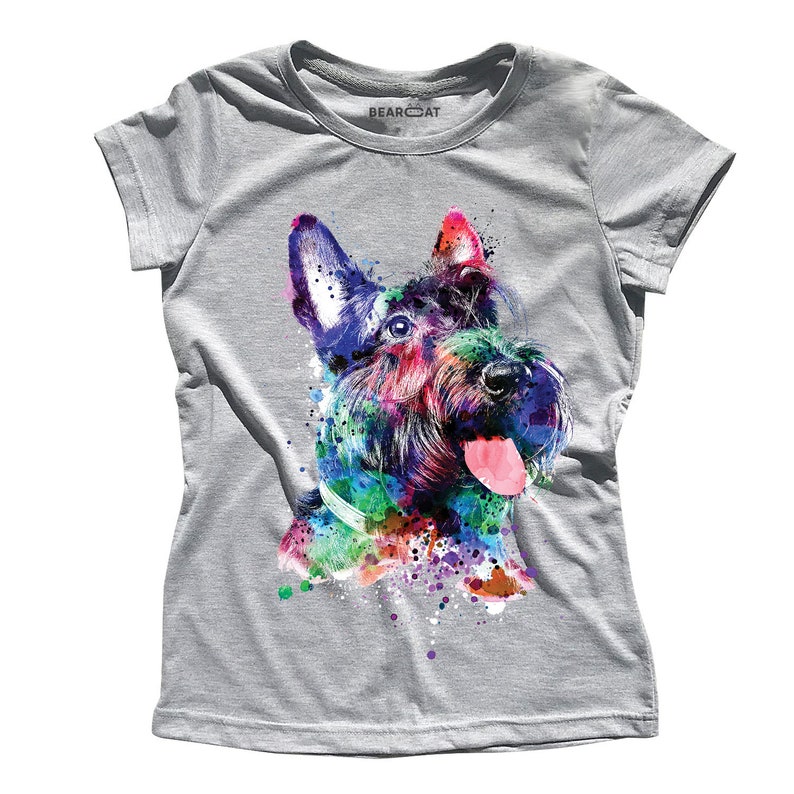 Scottish terrier women's t shirt Scottie tshirt Etsy