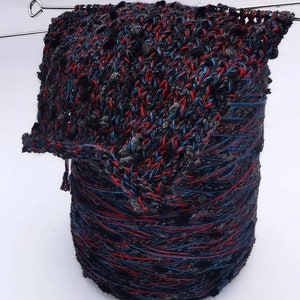 Italian Woolen Yarn with Textured Bumps per 100g/3,52oz, Italy Art Boucle Wool & Cashmere Yarn on Cone for Crochet, Hand knitting