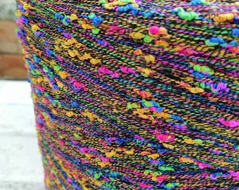 Multicolor Fantasy Boucle Cotton Viscose Italy yarn, Colorful summer yarn, Weaving yarn, crochet yarn, hand knitting machine knitting yarn