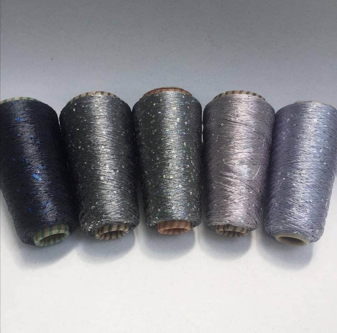 Micro Sequins Micro Sequins 2mm 3mm Yarn Thread Luxury Decorative Shiny Sparkly ...