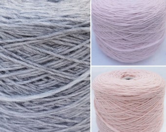 Super Soft Alpaca&Merino Roving Yarn on cone - 3,5oz/100g, Pencil Roving Yarn, Merino Wool Yarn, Super Bulky Yarn