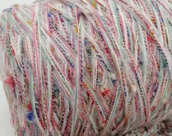 Boucle Kid mohair Merino Wool Sequin Yarn per 100g, Blend Art Mohair Italy yarn, Crochet yarn Hand knitting yarn, Italian sequin yarn