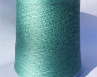 Mint 100% merinowol extrafijn garen op kegel, per 100 g / 3,52 oz Italiaans wolgaren, merinowol machinaal breigaren, weef- en haakgaren