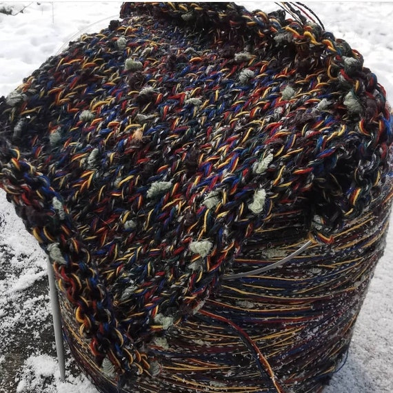 Boucle Merino Wool Cashmere Yarn on Cone Italian Wool Yarn Etsy