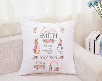 Baby cushion | Etsy Baby gift baby pillow child's name