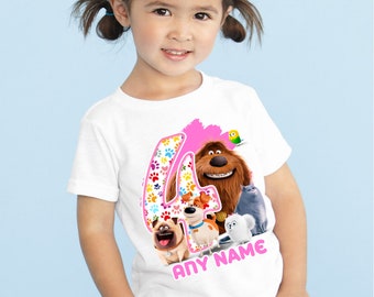 Secret Life of Pets Birthday Shirt Pets 