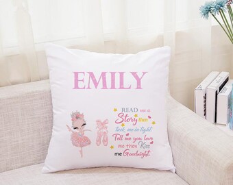 Ballerina pillow | Etsy Pillow for girls BALLERINA Nursery