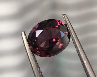 2.20 ct Natural No Heat Purple Spinel | Oval | Flawless | PGTL Certified