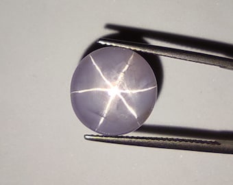 15.77 ct Natural Unheated Greyish Blue Star Sapphire | Cabochon | VVS | Certified