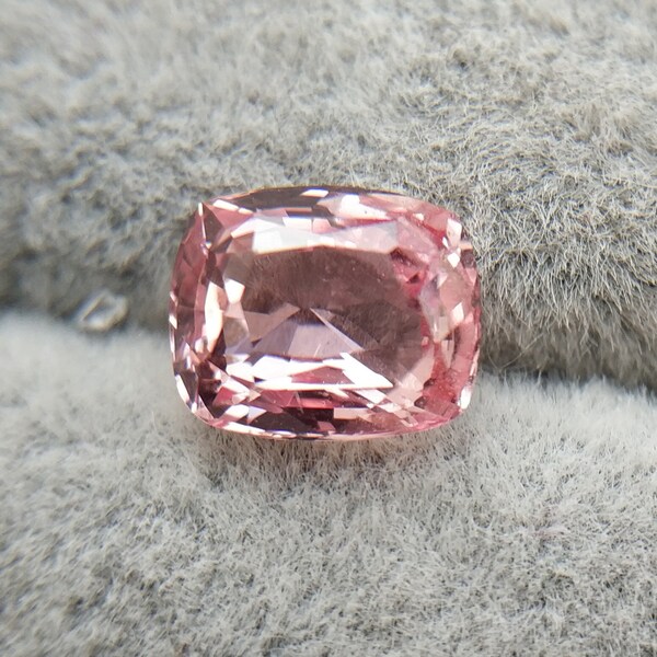 1.60 ct Natural Unheated Orangish Pink Padparadscha | Cushion | VVS | EGL