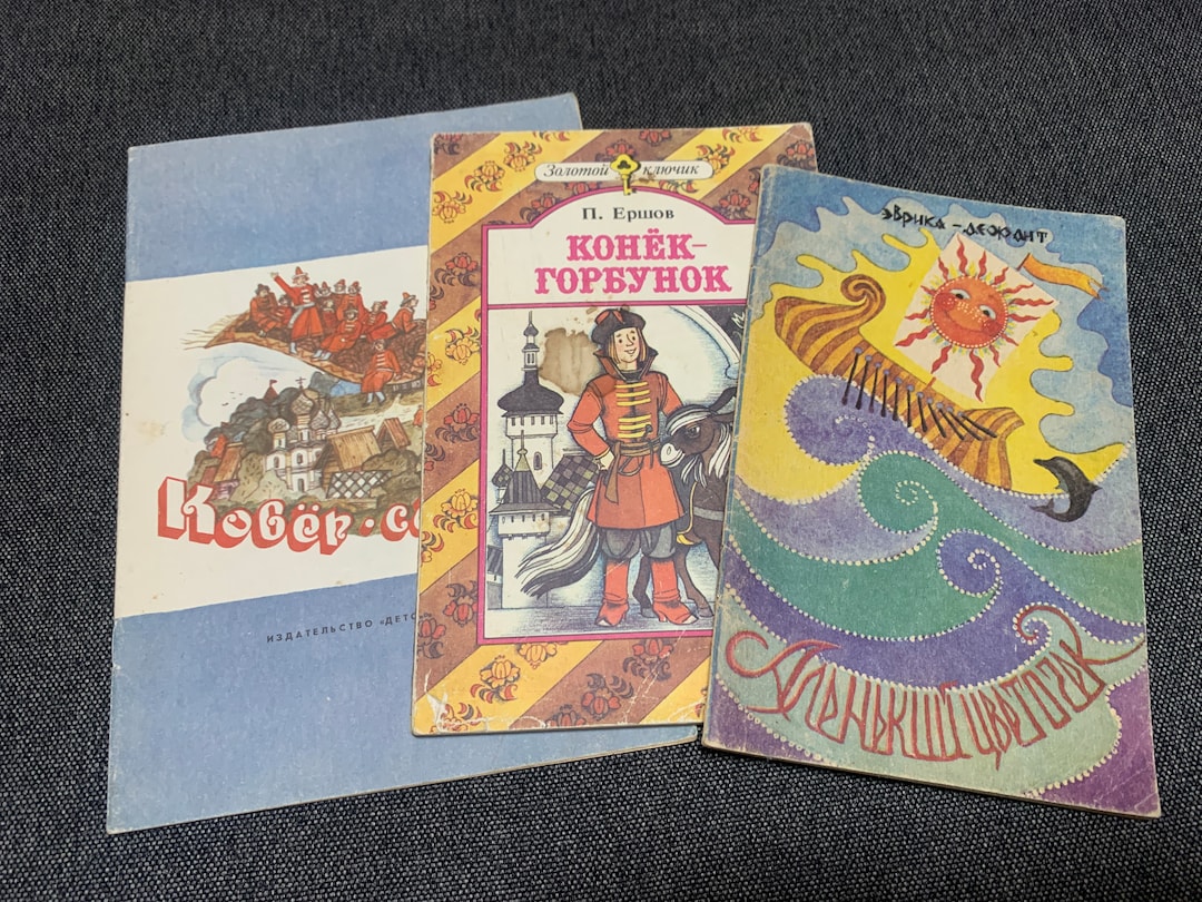 Vintage Russian Children's Books Soviet Tales and Folklore Classic