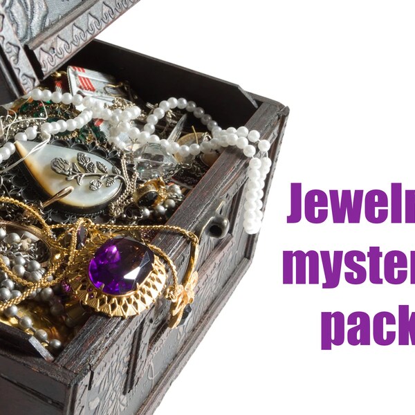 Großhandel Schmuck viel, Mystery Jewelry Box, zufällige Überraschung Schmuck Packung, kann Armband, Ring, Ohrring, Halskette, Brosche enthalten