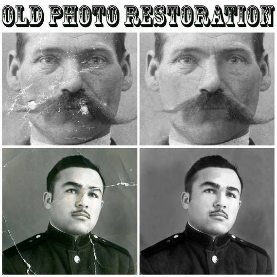 Foto Retusche Foto Retusche Foto Manipulation Alte Etsy