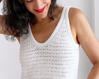 Crochet pattern, CORA top, crochet top women, crochet top pattern women, crochet top pattern.