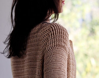 Ekam cardigan. Crochet pattern.