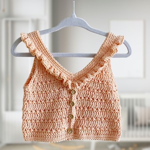 Crochet pattern baby, ONA baby top, baby crochet pattern