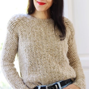 EKAM sweater. Crochet pattern.