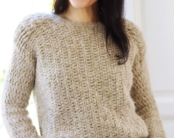 EKAM sweater. Crochet pattern.