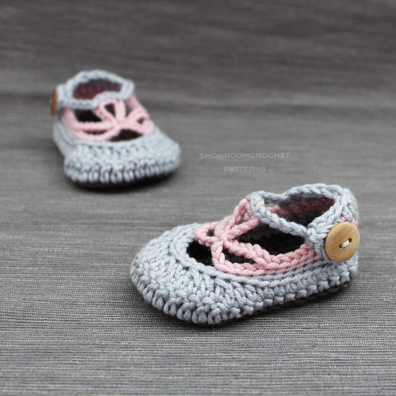 Crochet PATTERN Baby Josephine Shoes | Etsy