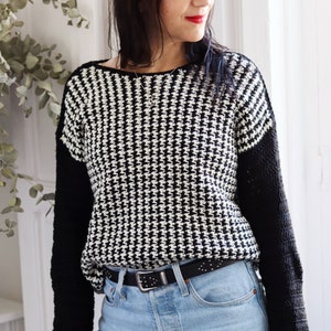 Crochet pattern, CHLOE sweater, women crochet sweater pattern, crochet sweater, crochet pattens