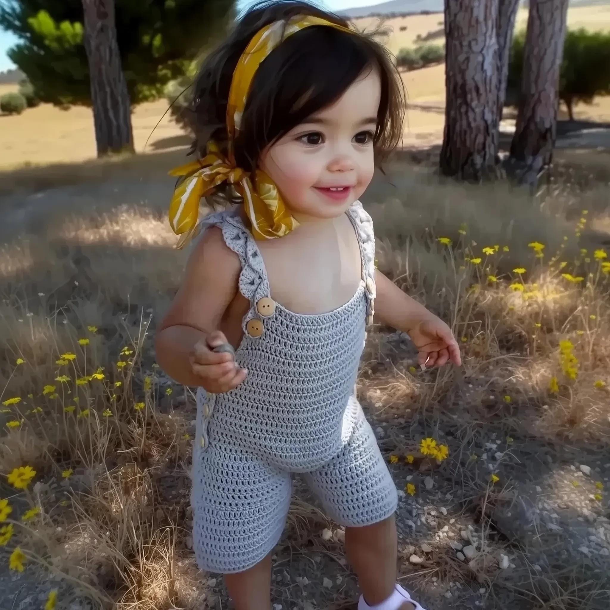 toddler romper crochet pattern